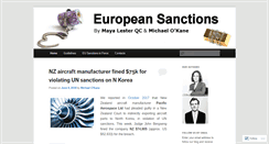 Desktop Screenshot of europeansanctions.com