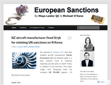 Tablet Screenshot of europeansanctions.com